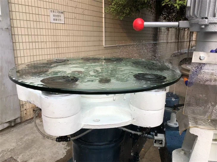 shaped glass edge grinding machine suction cup